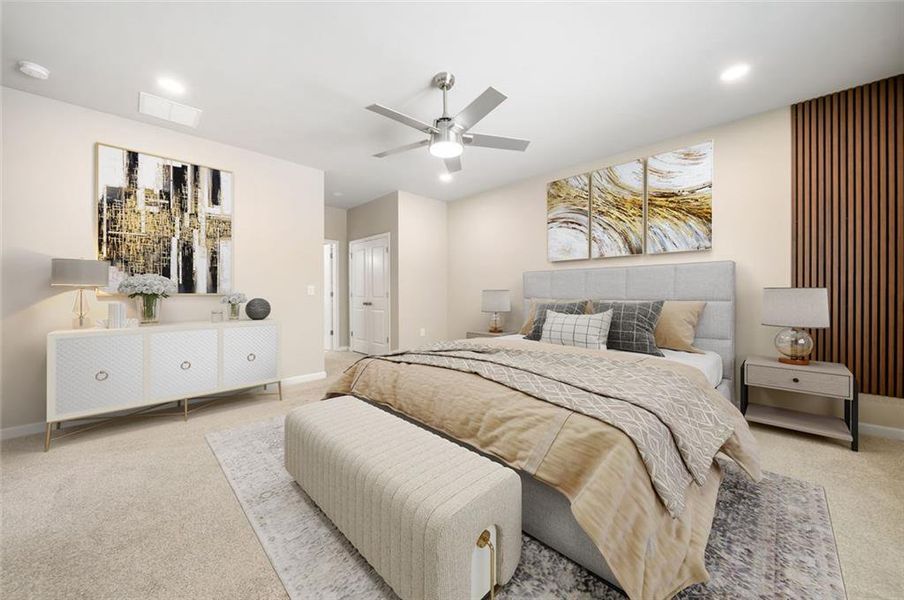 Furnished interior view inside a new home in , Lawrenceville (Image 16).