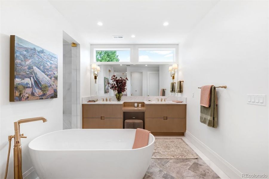 Furnished interior view inside a new home in , Denver (Image 11). Furnished interior view inside a new home in , Denver (Image 11).