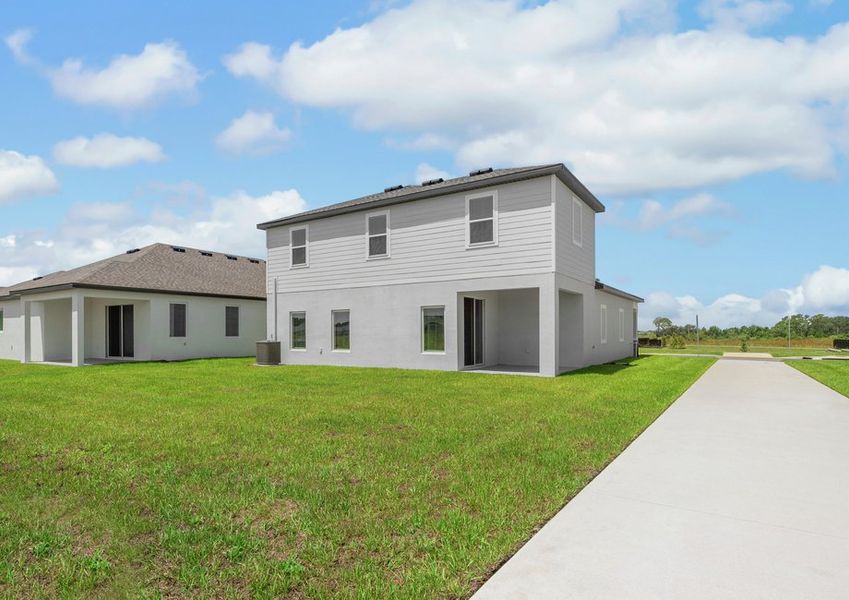 Enjoy the covered back patio with ample backyard space! Enjoy the covered back patio with ample backyard space!