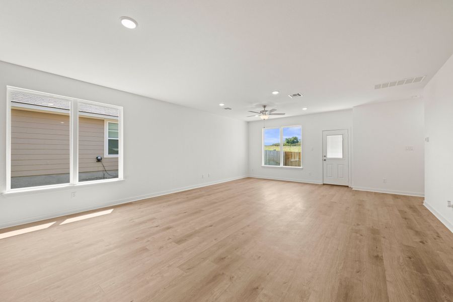 Spacious, unfurnished interior of a new home in The Village at Elm Creek, Troy (Image 11). Spacious, unfurnished interior of a new home in The Village at Elm Creek, Troy (Image 11).