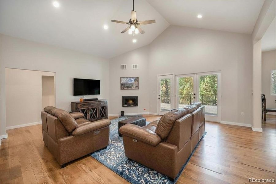 Furnished interior view inside a new home in , Evergreen (Image 29).