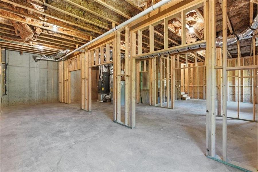 In-progress construction of a new home in , Cartersville, GA (Image 40).