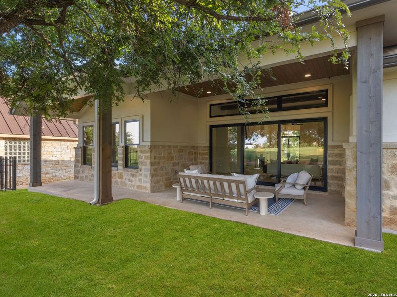 Exterior details and patio area of a home in , Horseshoe Bay (Image 3). Exterior details and patio area of a home in , Horseshoe Bay (Image 3).