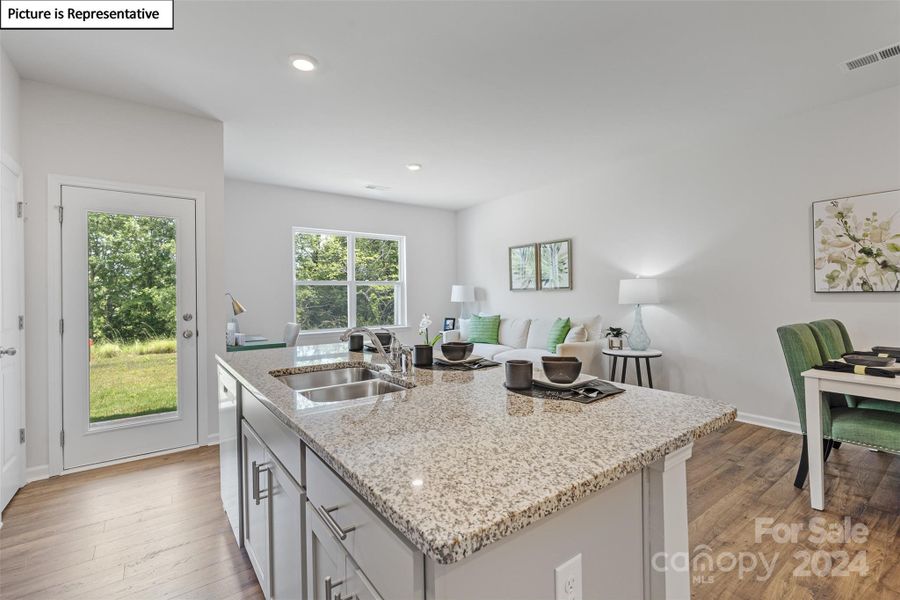 Kitchen Island is perfect for entertaining