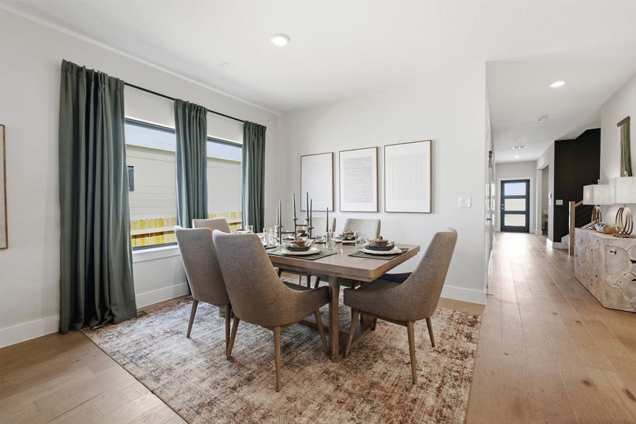 Furnished interior view inside a new home in Sunfield, Buda (Image 11).