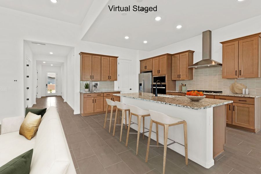 Furnished interior view inside a new home in Saguaro Reserve II, Marana (Image 7).