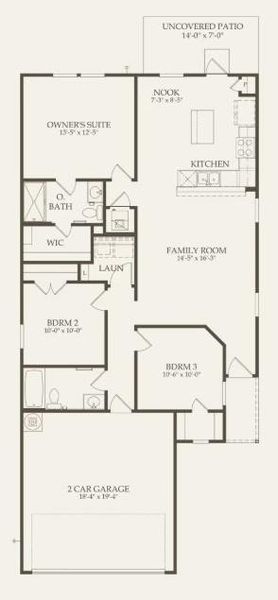 Centex Homes, Adams floor plan