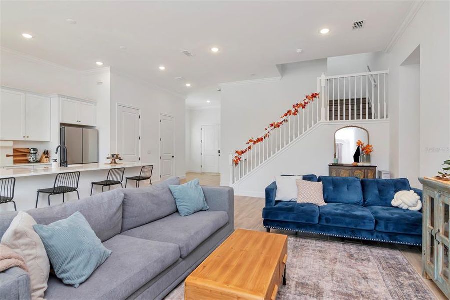 Furnished interior view inside a new home in , Apollo Beach (Image 12). Furnished interior view inside a new home in , Apollo Beach (Image 12).