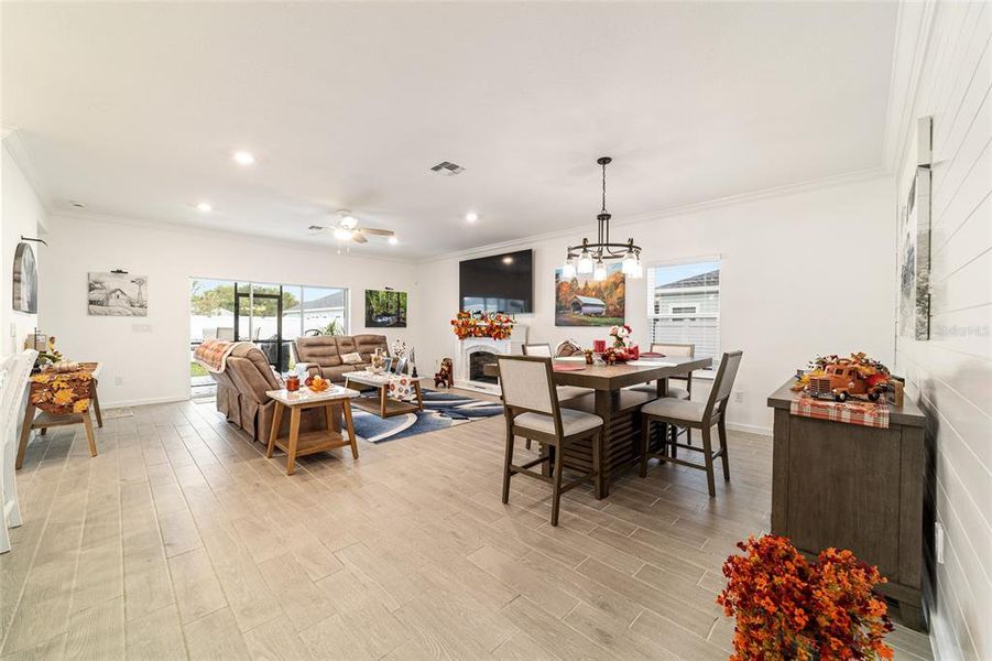 Furnished interior view inside a new home in Country Lane Estates, Williston (Image 38).