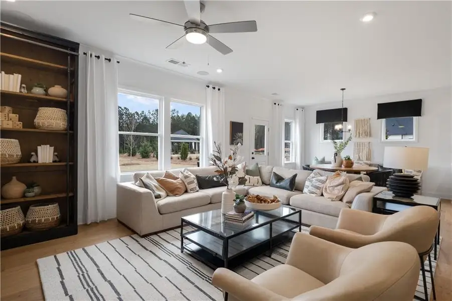 Furnished interior view inside a new home in Briar Creek, Atlanta (Image 12).