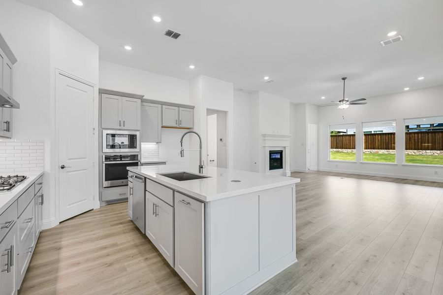 Furnished interior view inside a new home in The Ridge at Northlake 60s, Northlake (Image 16).