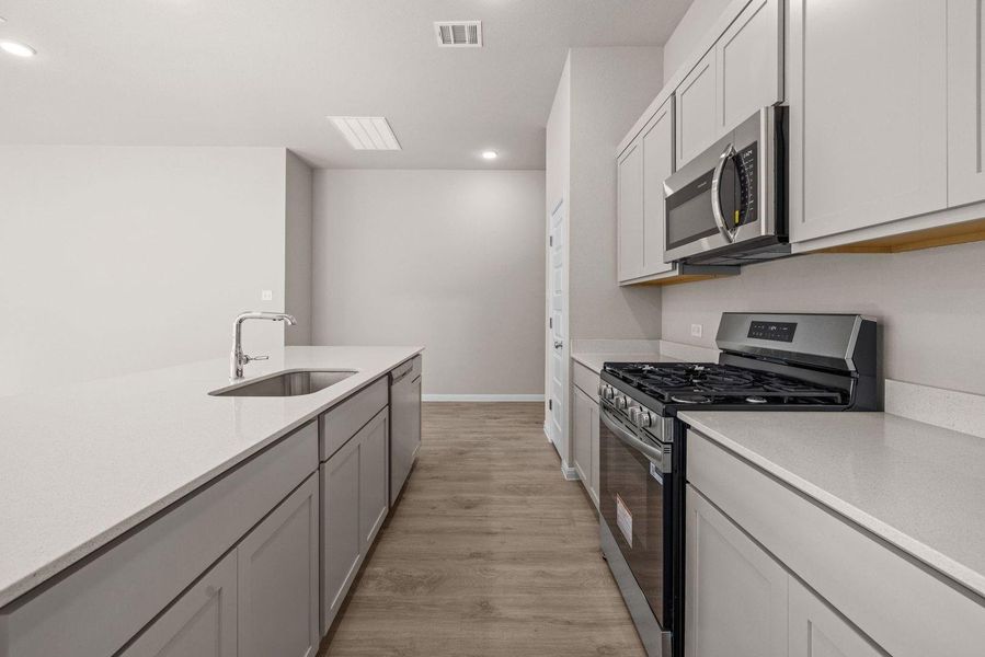 Furnished interior view inside a new home in Trinity Ranch, Elgin (Image 12).