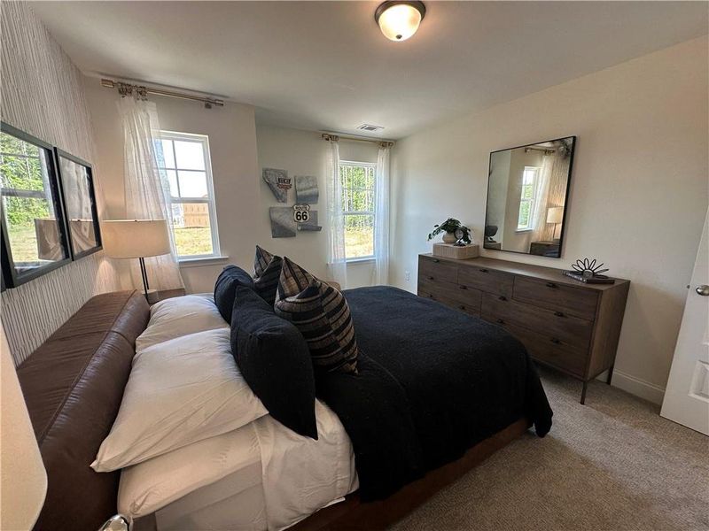 Furnished interior view inside a new home in Mulberry Summit, Flowery Branch (Image 12).