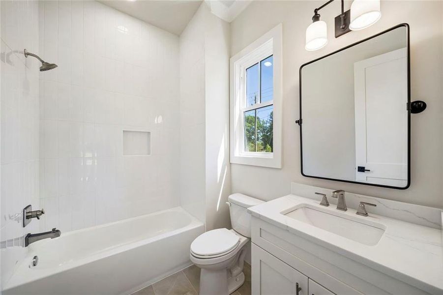 Furnished interior view inside a new home in , Decatur (Image 61).