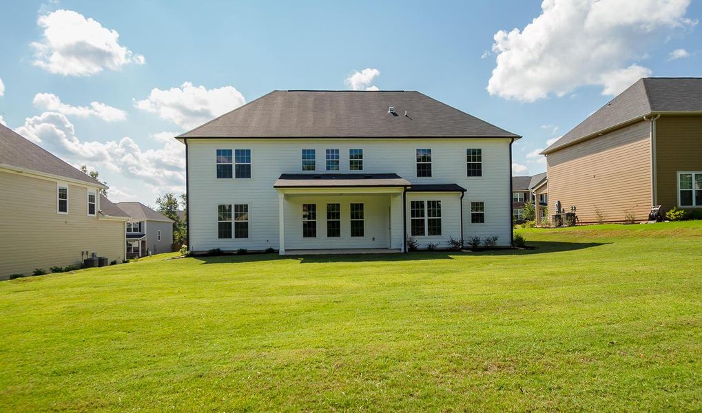 Representative exterior photo of a completed home built from the Springfield V by Ivey Homes in Windsor, North Augusta, SC (Image 29). Representative exterior photo of a completed home built from the Springfield V by Ivey Homes in Windsor, North Augusta, SC (Image 29).