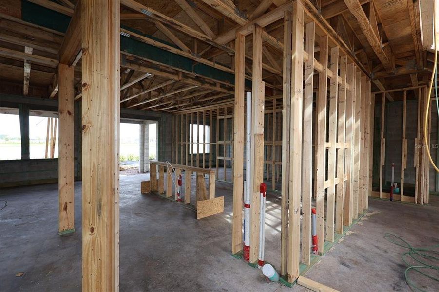 In-progress construction of a new home in Bay Lake Farms, St. Cloud, FL (Image 16).