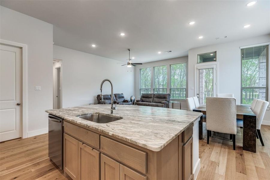 Furnished interior view inside a new home in Mantua Point, Van Alstyne (Image 14).
