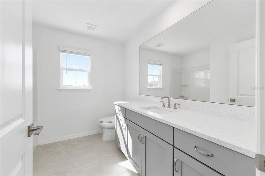 Furnished interior view inside a new home in Calesa Township, Ocala (Image 12).