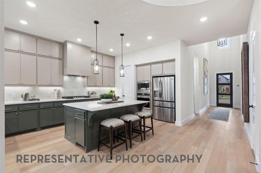 Furnished interior view inside a new home in Mosaic, Celina (Image 5).