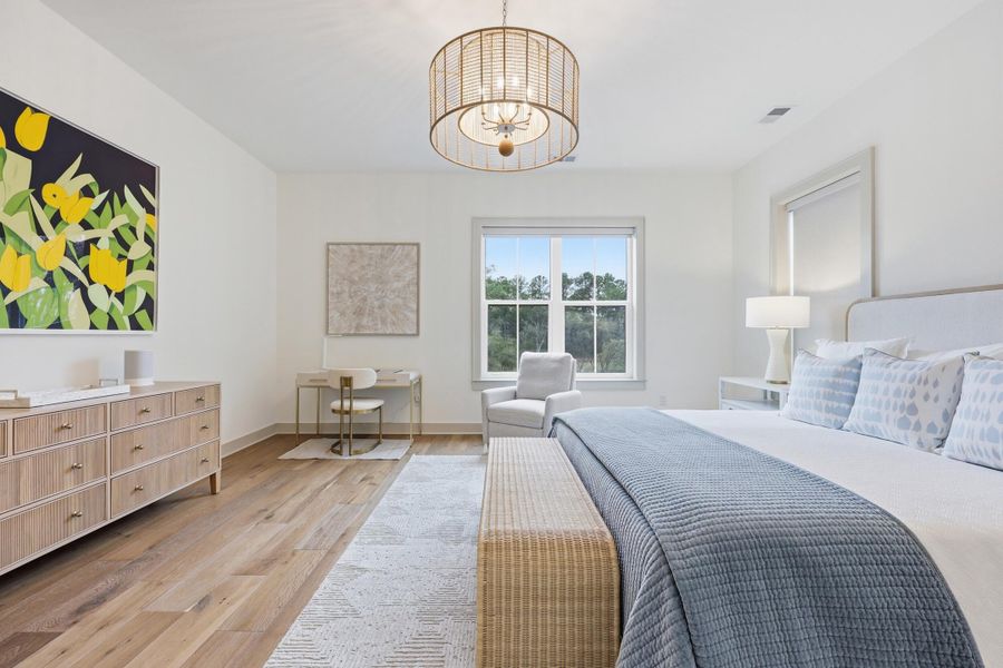 Furnished interior view inside a new home in , Charleston (Image 11).