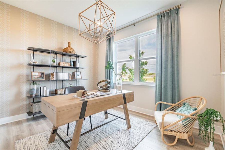 Furnished interior view inside a new home in Grand Park, Sarasota (Image 13). Furnished interior view inside a new home in Grand Park, Sarasota (Image 13).