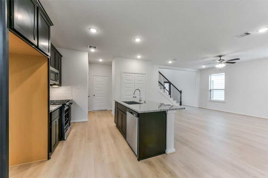 Furnished interior view inside a new home in , Houston (Image 7).