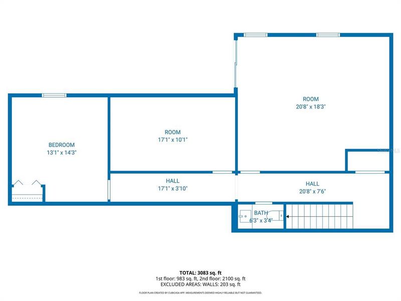 2D floor plan layout of this home in , Deltona, FL (Image 6).