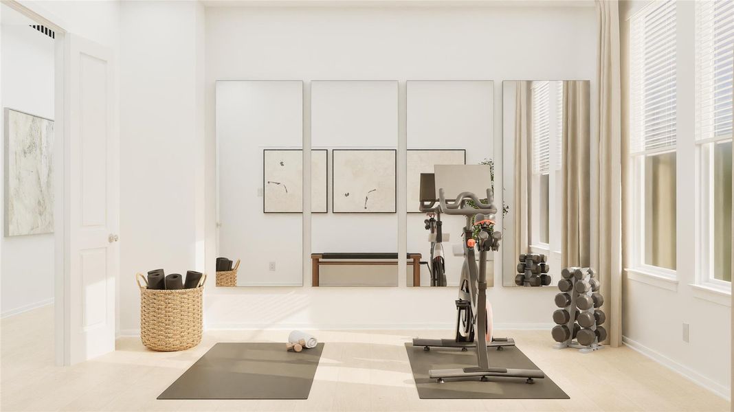 Furnished interior view inside a new home in Cotton Brook, Hutto (Image 35).