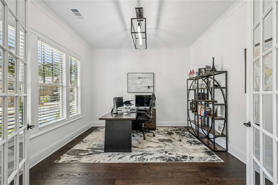 Furnished interior view inside a new home in The Enclave on Lavista, Tucker (Image 5).