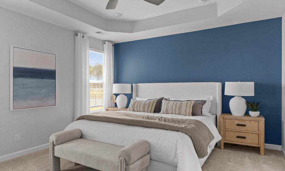 Representative furnished interior of a home built from the The Orchid by Chesapeake Homes in Traditions at Carolina Forest, Myrtle Beach (Image 19).