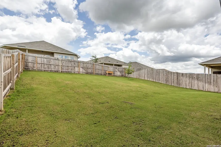 Exterior details and patio area of a home in Hidden Trails, Bulverde (Image 21).