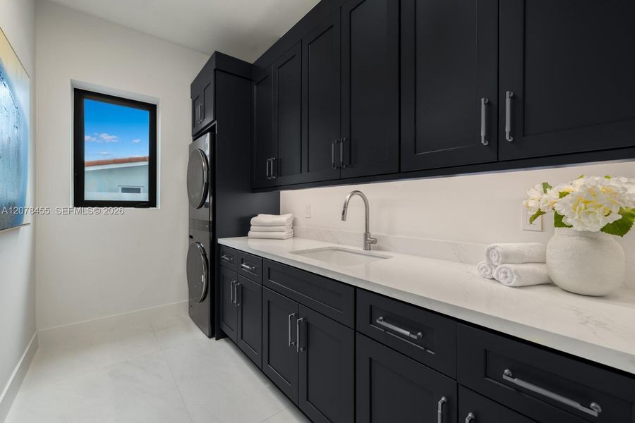 Furnished interior view inside a new home in , Boca Raton (Image 56).