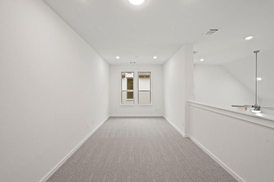 Spacious, unfurnished interior of a new home in Bridgeland, Cypress (Image 10). Spacious, unfurnished interior of a new home in Bridgeland, Cypress (Image 10).