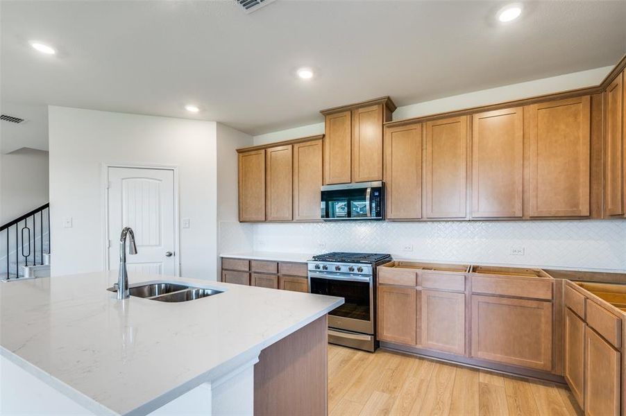 Furnished interior view inside a new home in Sierra Vista at Kelly Ranch, Aledo (Image 7).