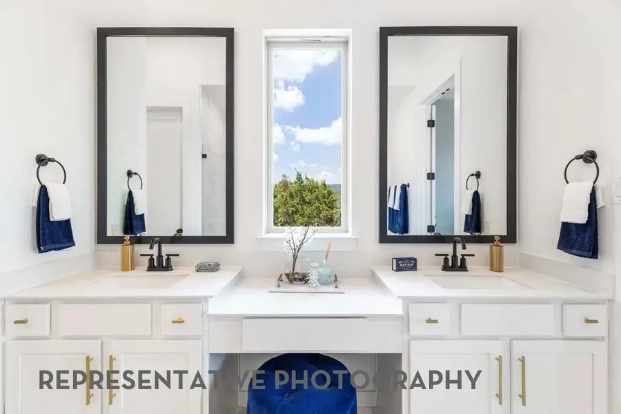 Furnished interior view inside a new home in ARTAVIA, Conroe (Image 17).