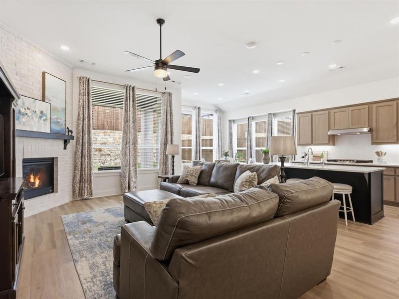 Furnished interior view inside a new home in Thompson Farms, Van Alstyne (Image 7).