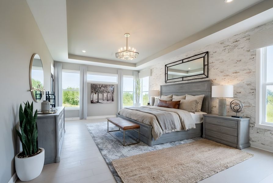 Furnished interior view inside a new home in Woodberry, Canton (Image 15).