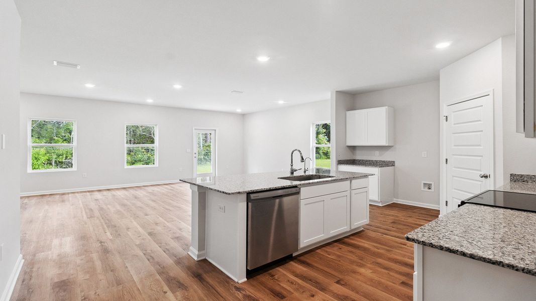 Furnished interior view inside a new home in Wesley Park, Crawfordville (Image 4).