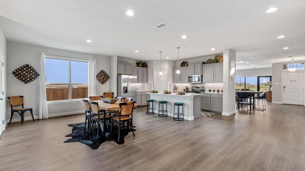 Furnished interior view inside a new home in Bella Vista, Granbury (Image 17). Furnished interior view inside a new home in Bella Vista, Granbury (Image 17).