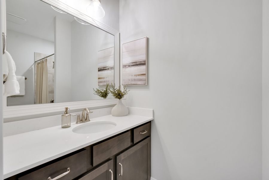 Representative furnished interior of a home built from the Pierre's Bay by Kent Homes in Oyster Harbour, Supply (Image 116).