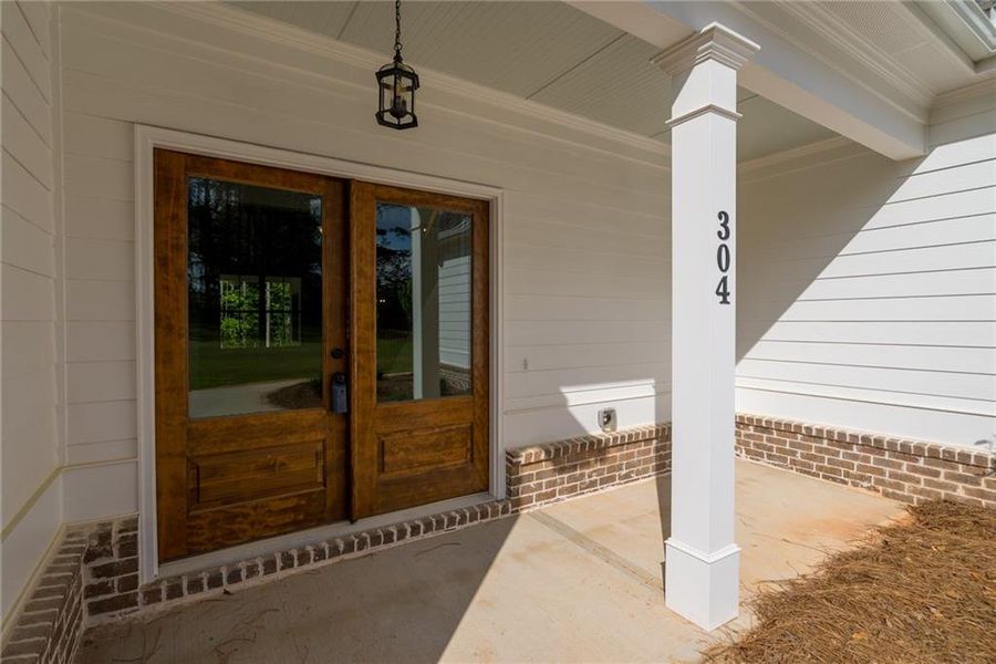 Exterior details and patio area of a home in , Social Circle (Image 23). Exterior details and patio area of a home in , Social Circle (Image 23).