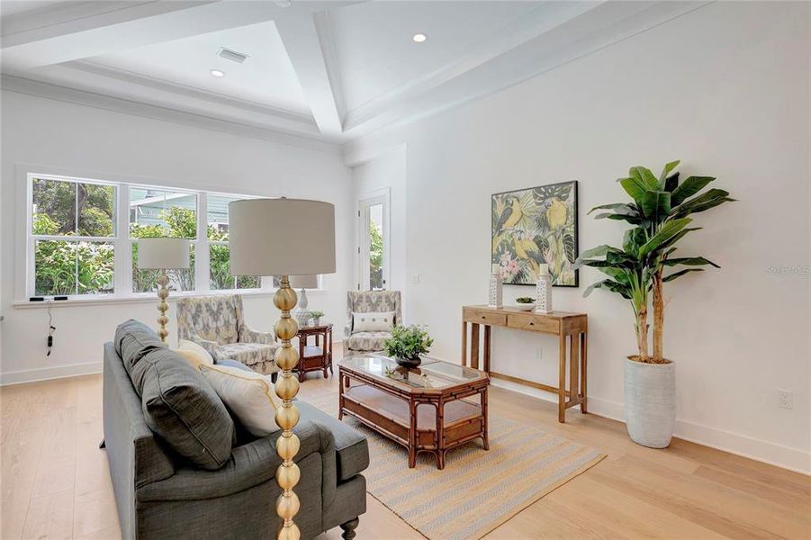 Furnished interior view inside a new home in , Tampa (Image 50).