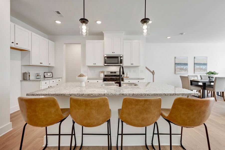 Furnished interior view inside a new home in Powell, Angier (Image 5).