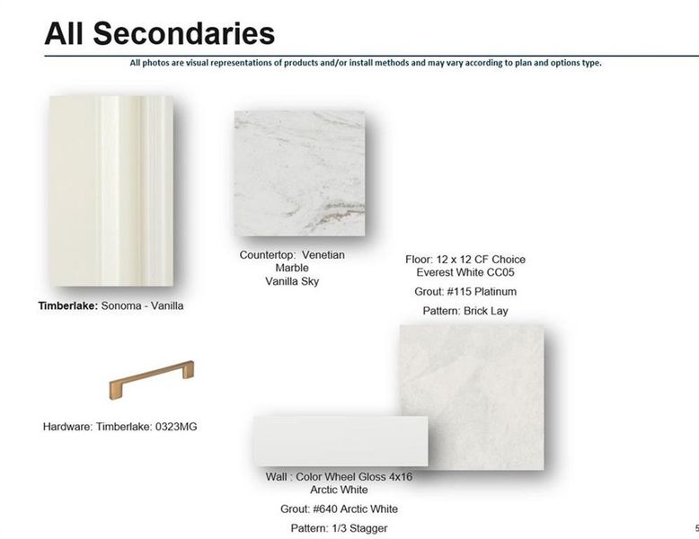 Sample of building materials used in homes in Waterside Townhomes, Peachtree Corners (Image 37).