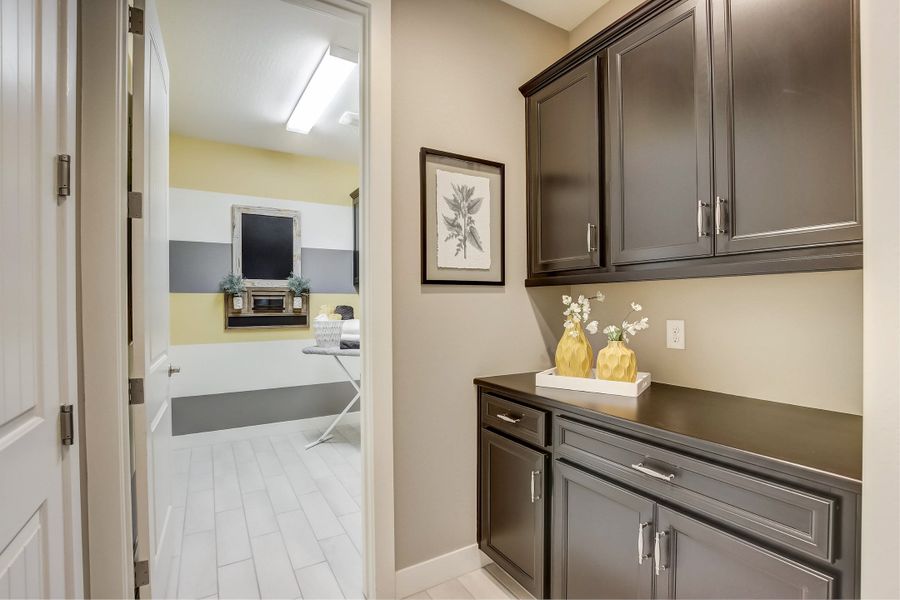 Furnished interior view inside a new home in Castillo at Anderson Parc, Buckeye (Image 34). Furnished interior view inside a new home in Castillo at Anderson Parc, Buckeye (Image 34).