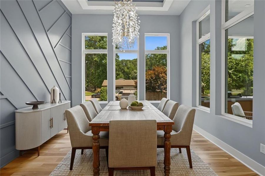 Furnished interior view inside a new home in , Marietta (Image 17).