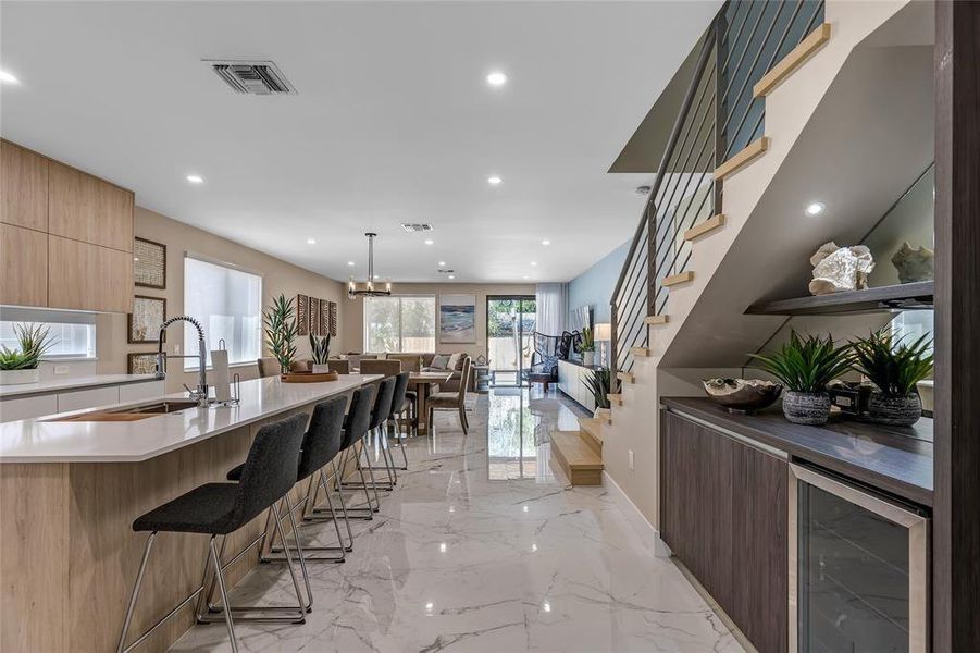 Furnished interior view inside a new home in , Fort Lauderdale (Image 16).