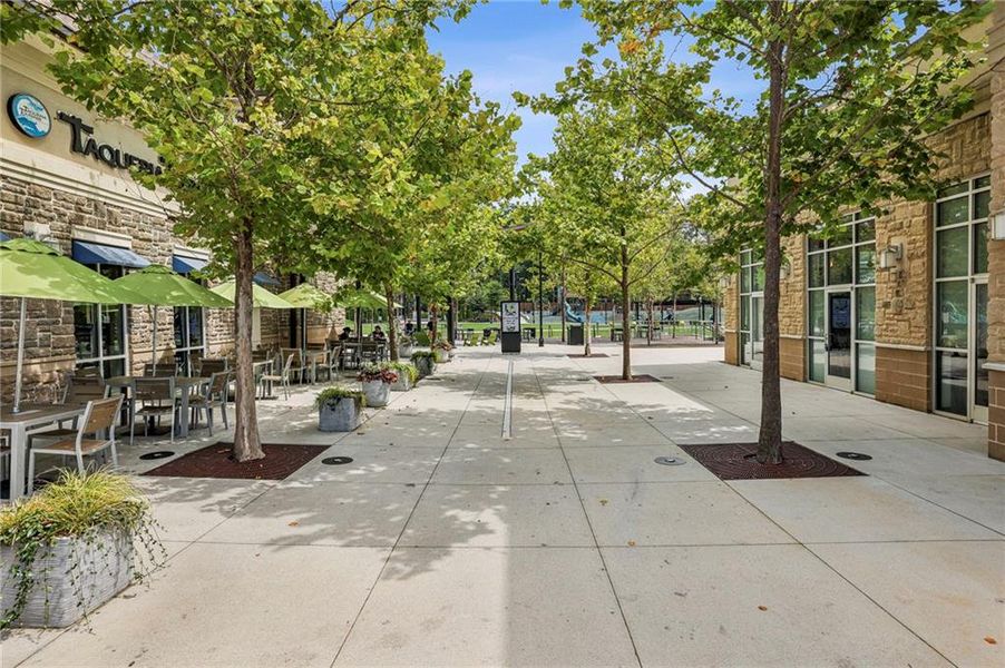 Front exterior of a new home in Town Center Overlook, Peachtree Corners, GA, highlighting curb appeal (Image 30).