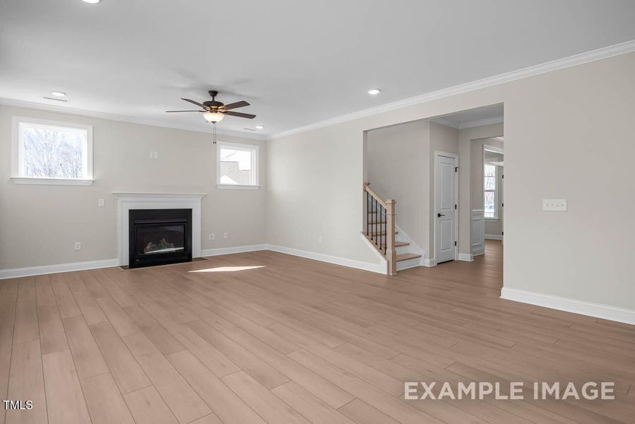 Spacious, unfurnished interior of a new home in Laneridge Estates, Raleigh (Image 5).