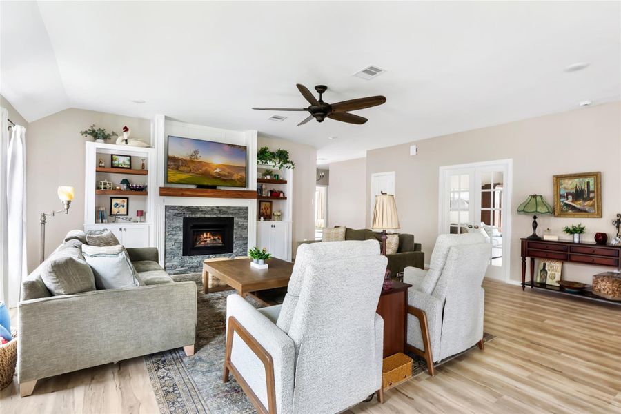 Furnished interior view inside a new home in Pinewood at Grand Texas, New Caney (Image 29).